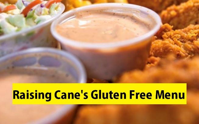 are raising cane's fries gluten free