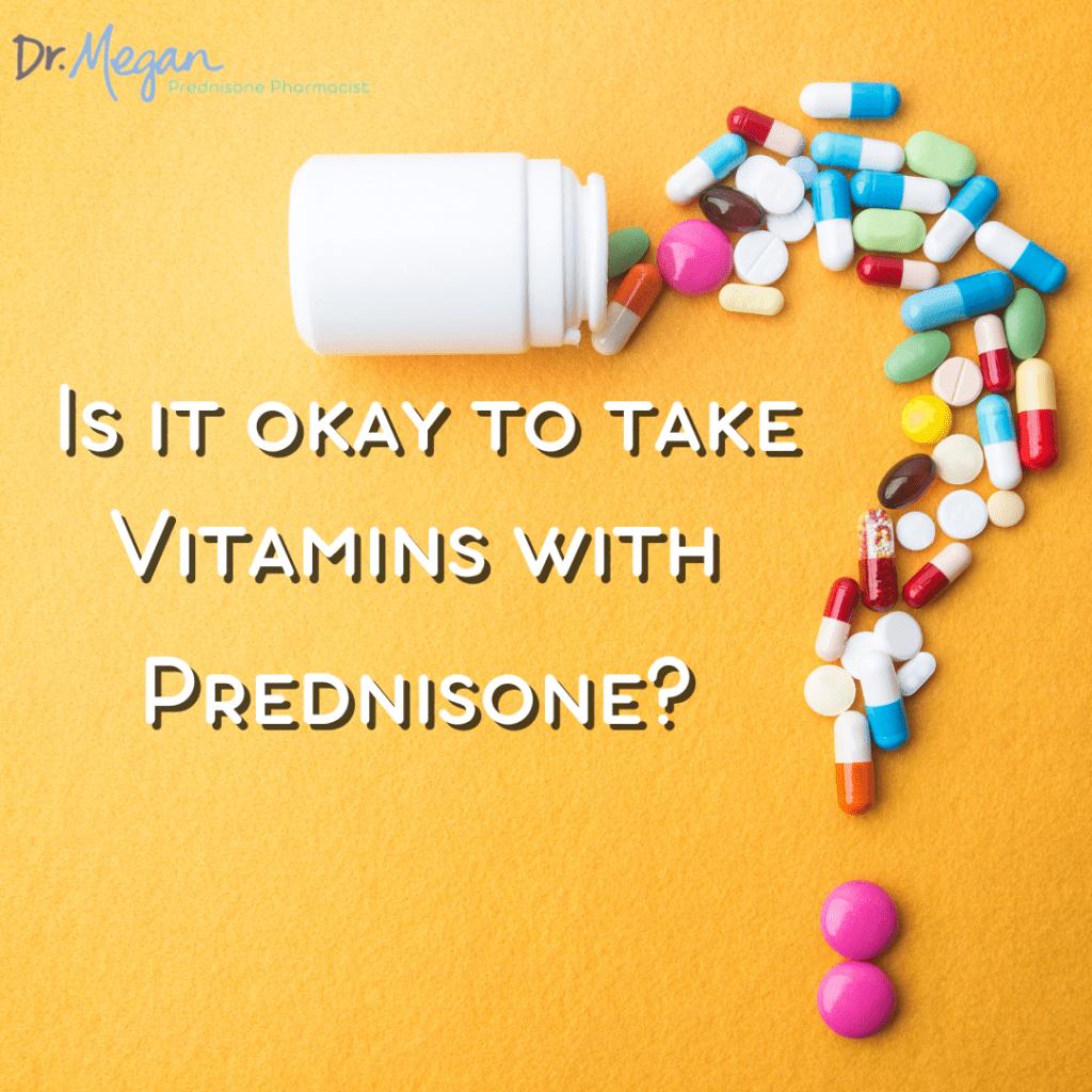 can i take vitamin b12 with prednisone