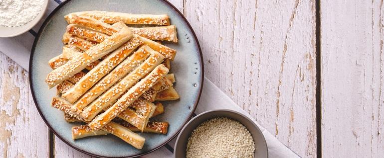 do sesame sticks have gluten