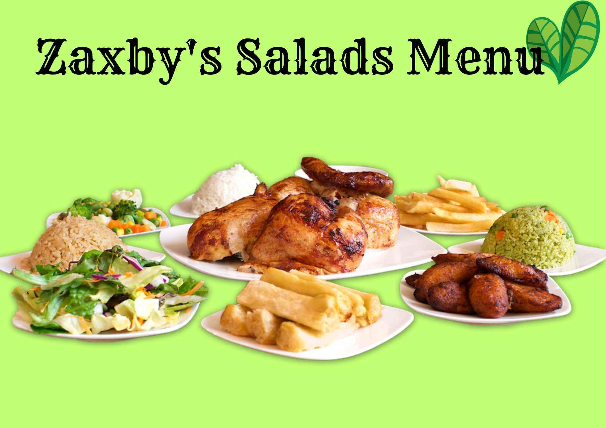 does zaxby's have side salads