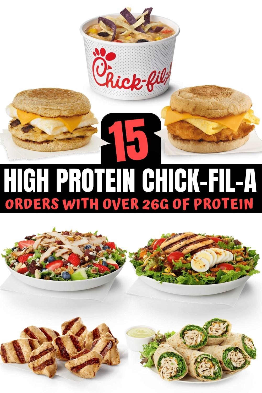 high protein from chick fil a