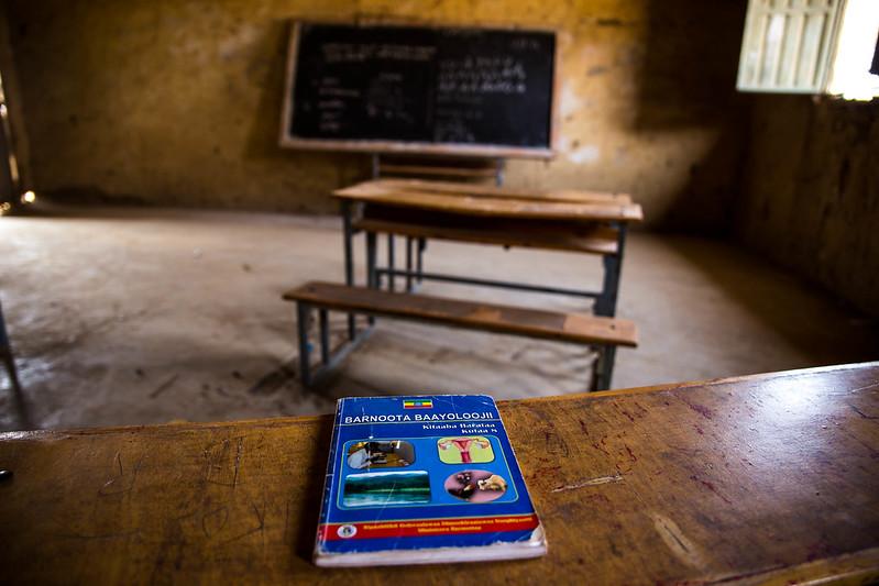 Empty Oromo Classroom