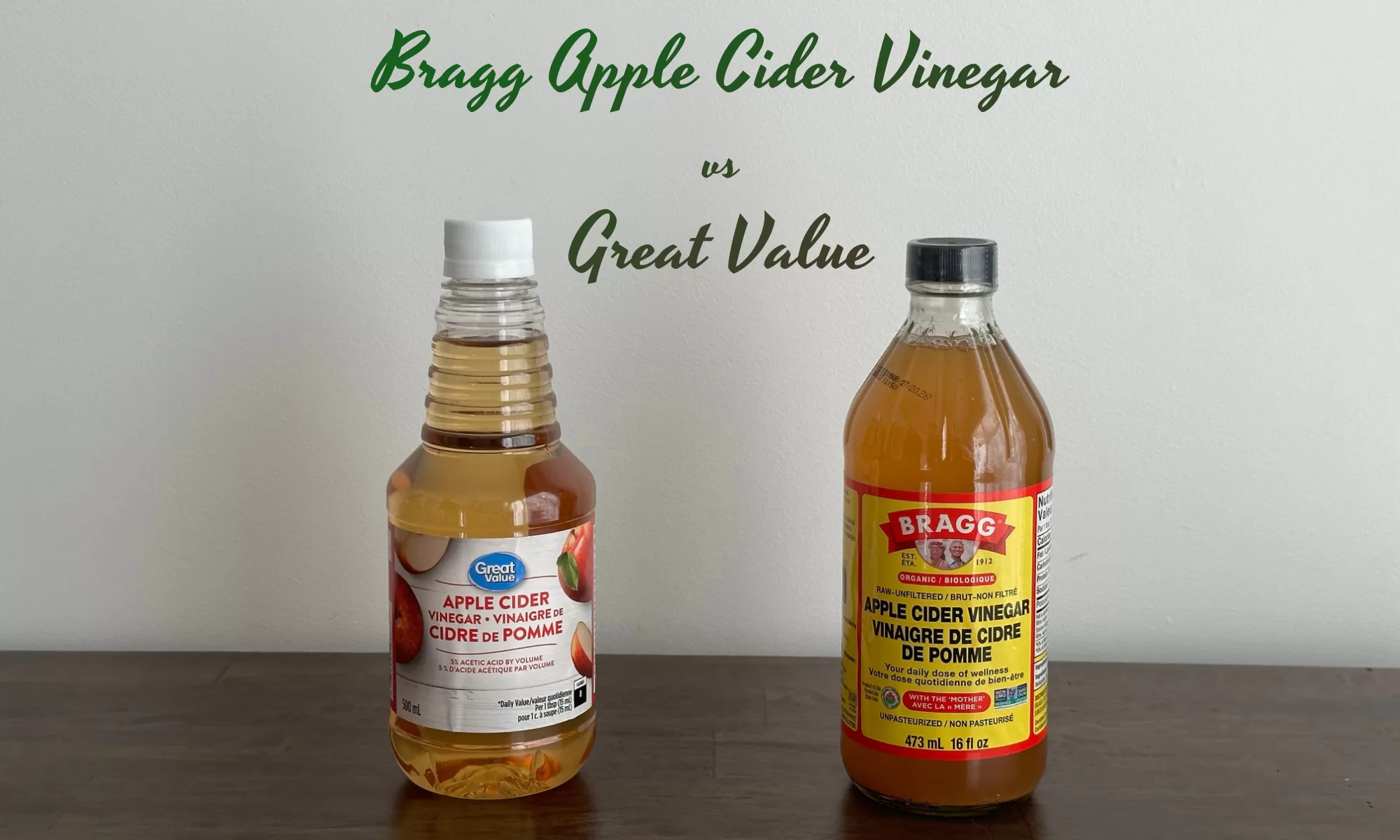 apple cider vinegar great value