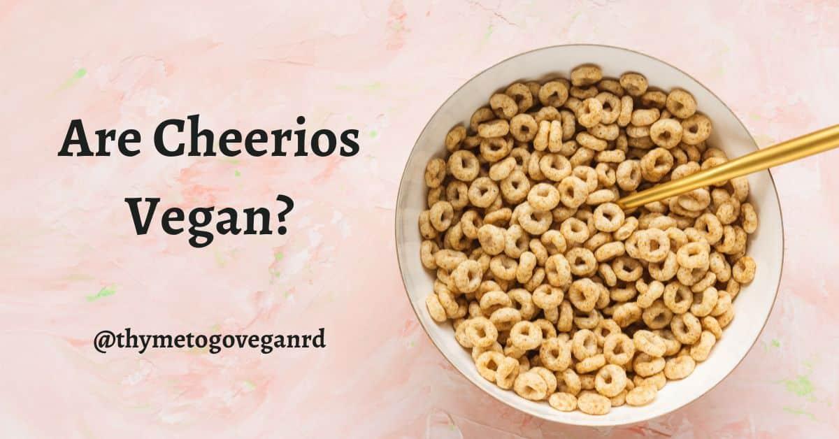 are apple cinnamon cheerios vegan