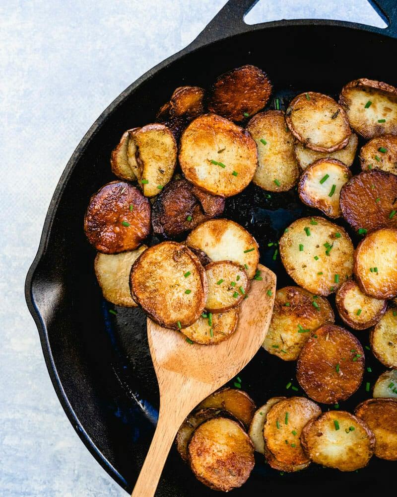 are pan fried potatoes healthy