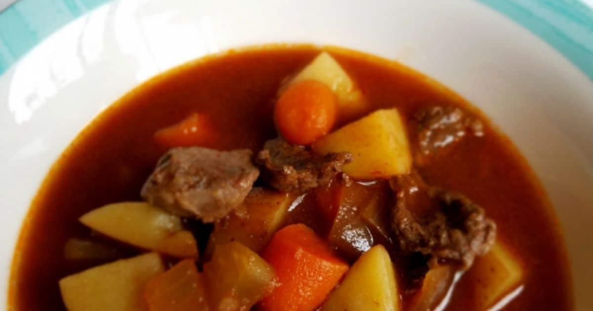 calories in a cup of beef stew