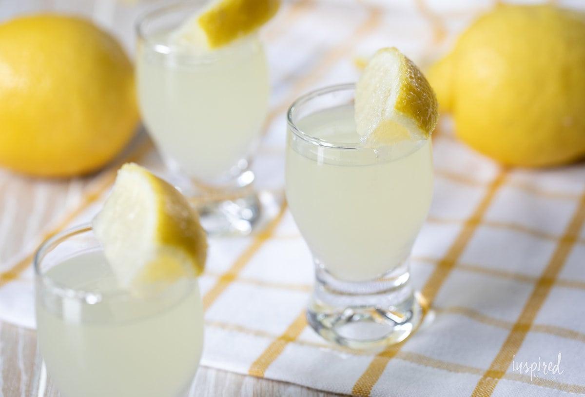 calories in a lemon drop shot