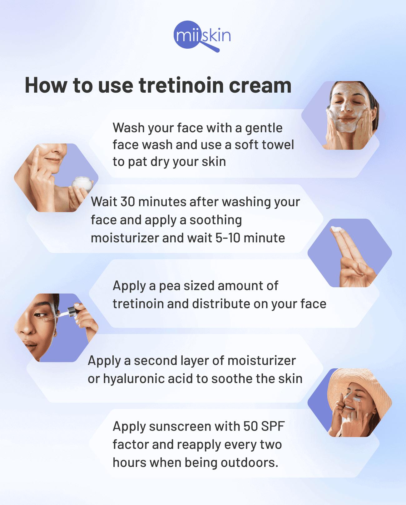 can you put makeup over tretinoin