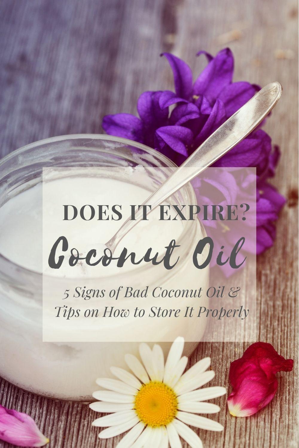 can you use expired coconut oil on hair