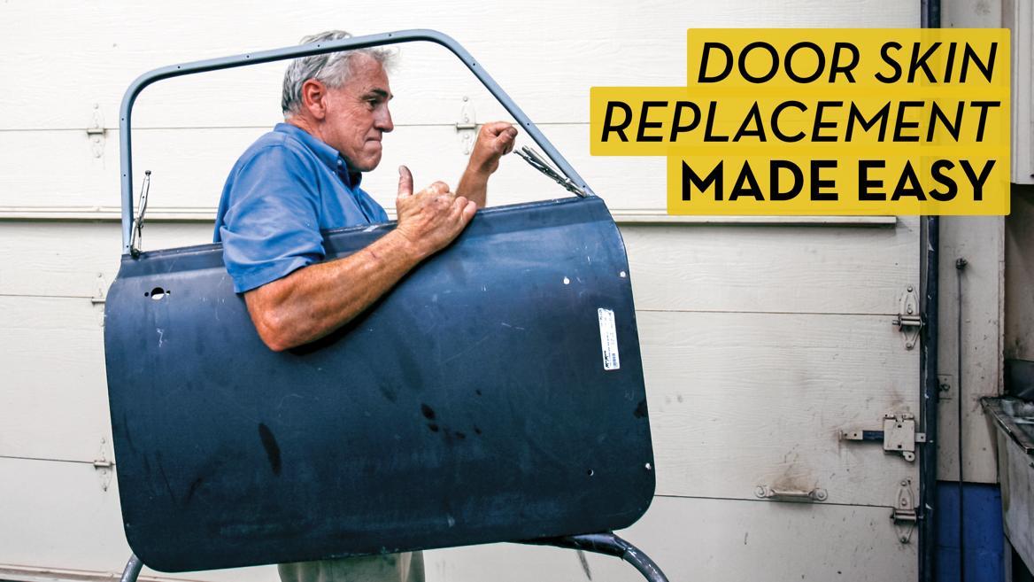 how to replace door skin