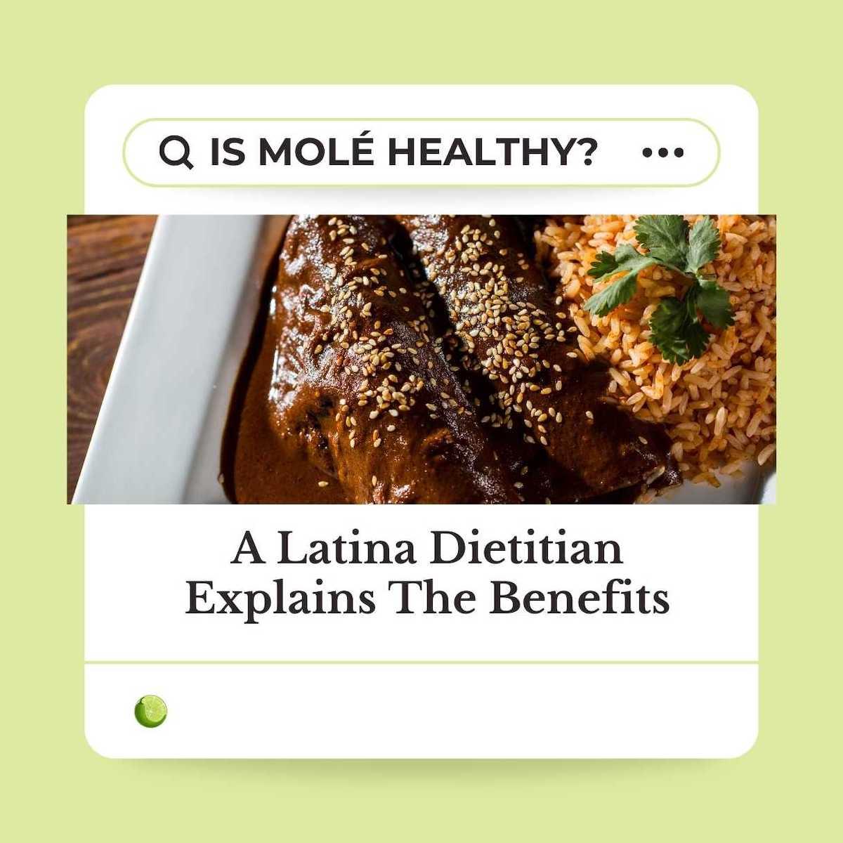 is mole high in calories