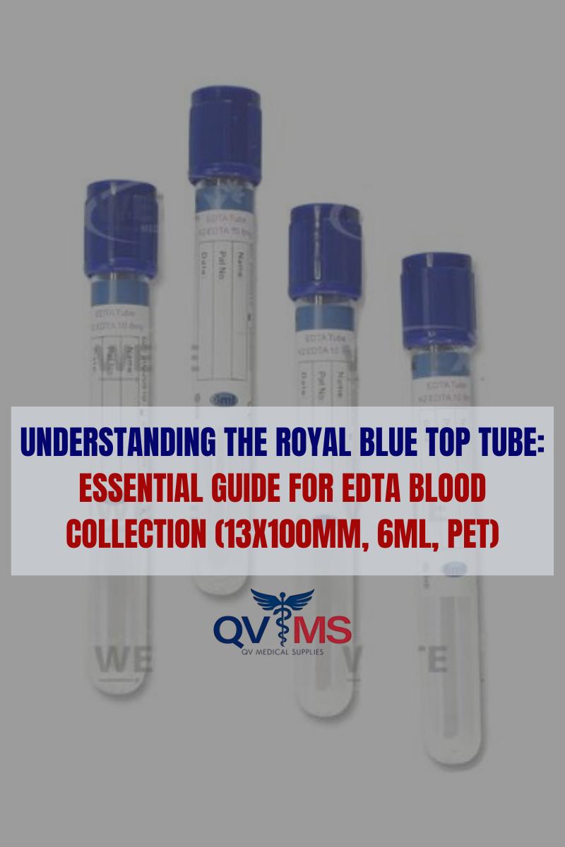 royal blue blood collection tube