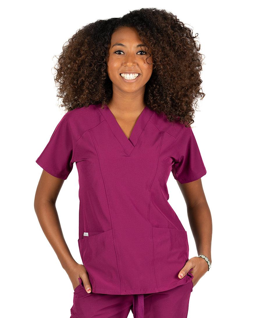 scrubs for pear shaped body