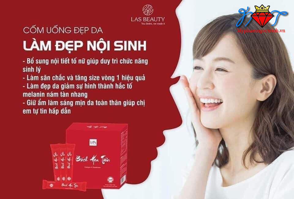Hình ảnh sản phẩm Bách Hoa Tiên dạng cốm, hỗ trợ điều hòa nội tiết tố nữ.