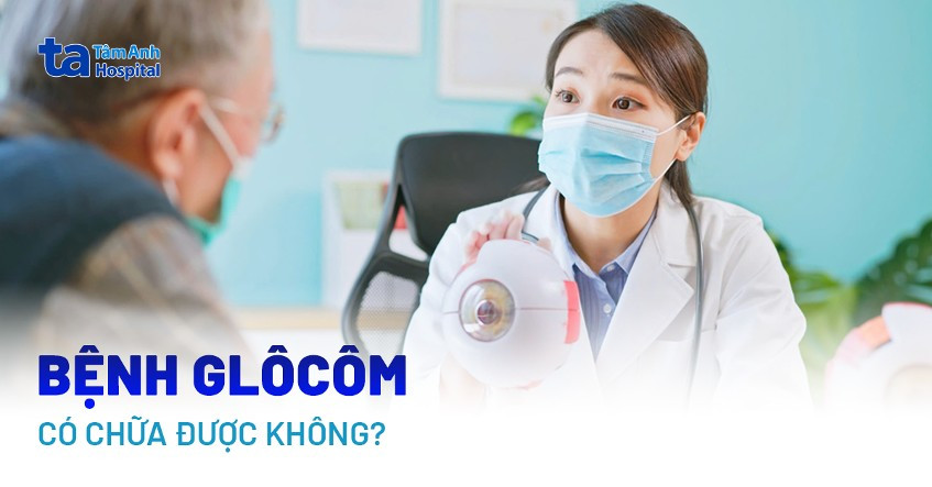 Hình ảnh minh họa bệnh glôcôm: Một bên mắt bình thường và một bên mắt bị thu hẹp thị trường do glôcôm, nhấn mạnh sự khác biệt rõ rệt về khả năng nhìn thấy của người bệnh.