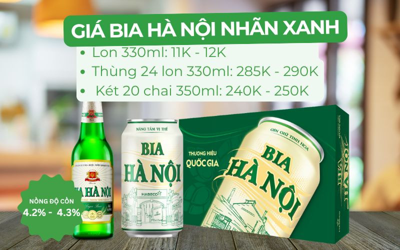 Bia Hà Nội nhãn xanh: Hương vị êm dịu, đậm chất miền Trung