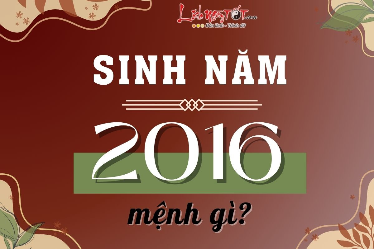 Ngọn lửa dưới chân núi, biểu tượng cho mệnh Sơn Hạ Hỏa của người sinh năm 2016